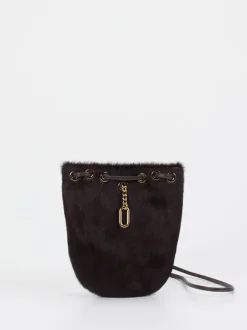 Konstantin Starke – Bucket Bag aus Leder in Braun