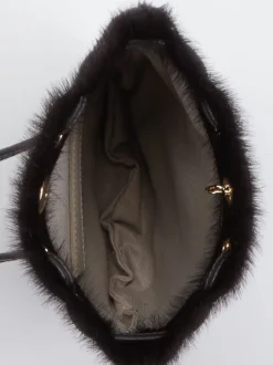 Konstantin Starke – Bucket Bag aus Leder in Braun