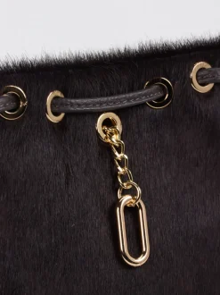 Konstantin Starke – Bucket Bag aus Leder in Braun