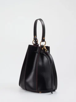 Konstantin Starke – Bucket Bag aus Kalbleder Schwarz