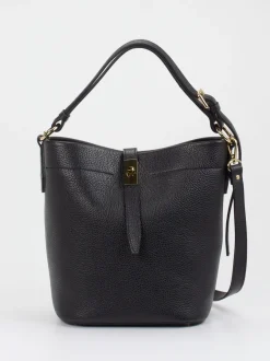 Konstantin Starke – Bucket Bag aus Kalbleder Schwarz