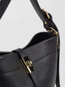 Konstantin Starke – Bucket Bag aus Kalbleder Schwarz