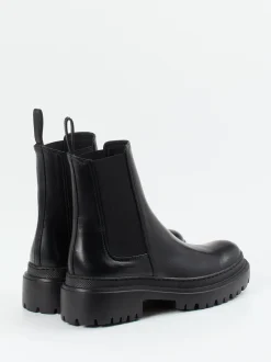 Konstantin Starke – Chelsea Boots aus Lammleder schwarz