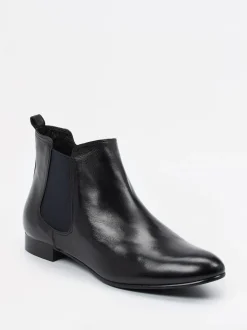 Konstantin Starke – Chelsea Boots aus Lammleder blau