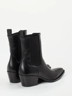 Konstantin Starke – Chelsea Boots aus Kalbleder schwarz