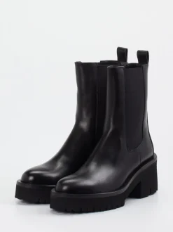 Konstantin Starke – Chelsea Boots aus Kalbleder schwarz