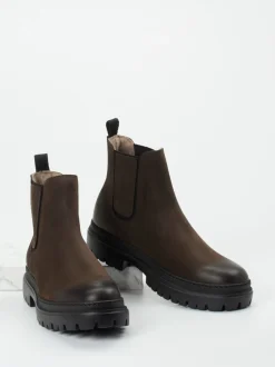 Konstantin Starke – Chelsea Boots aus Nubukleder braun