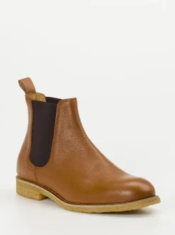 Konstantin Starke – Chelsea Boots aus Glattleder Cognac