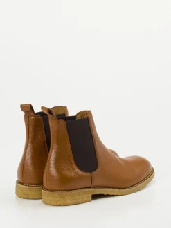 Konstantin Starke – Chelsea Boots aus Glattleder Cognac