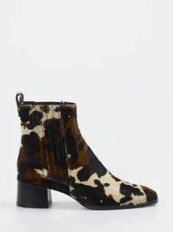 Konstantin Starke – Chelsea Boots aus Ponyfell dunkelbraun