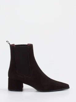 Konstantin Starke – Chelsea Boots aus Veloursleder Braun