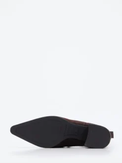 Konstantin Starke – Chelsea Boots aus Veloursleder Braun