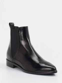 Konstantin Starke – Chelsea Boots aus Lammleder schwarz