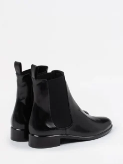 Konstantin Starke – Chelsea Boots aus Lammleder schwarz