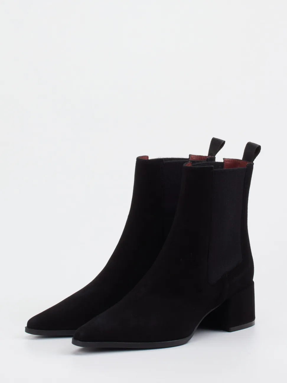 Konstantin Starke – Chelsea Boots aus Veloursleder Schwarz