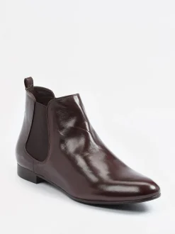 Konstantin Starke – Chelsea Boots aus Lammleder Dunkelbraun