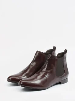 Konstantin Starke – Chelsea Boots aus Lammleder Dunkelbraun