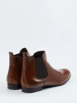 Konstantin Starke – Chelsea Boots aus Lammleder Braun