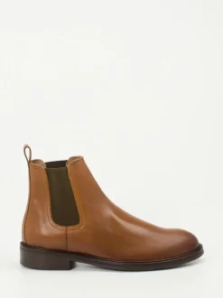 Konstantin Starke – Chelsea Boots aus Kalbleder cognac