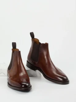 Konstantin Starke – Chelsea Boots aus Büffelleder braun