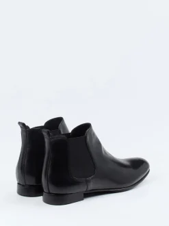 Konstantin Starke – Chelsea Boots aus Lammleder schwarz