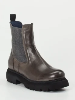 Konstantin Starke – Chelsea Boots aus Känguruleder Grau
