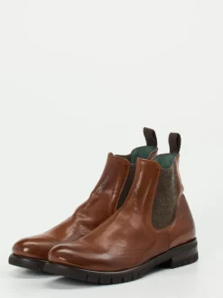 Konstantin Starke – Chelsea Boots aus Känguruleder cognac