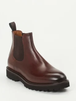 Konstantin Starke – Chelsea Boots aus Kalbleder Dunkelbraun