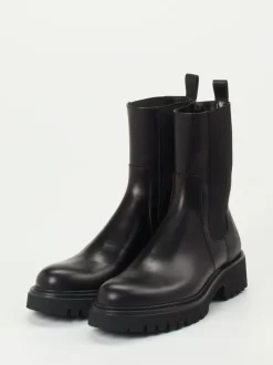 Konstantin Starke – Chelsea Boots aus Kalbleder schwarz