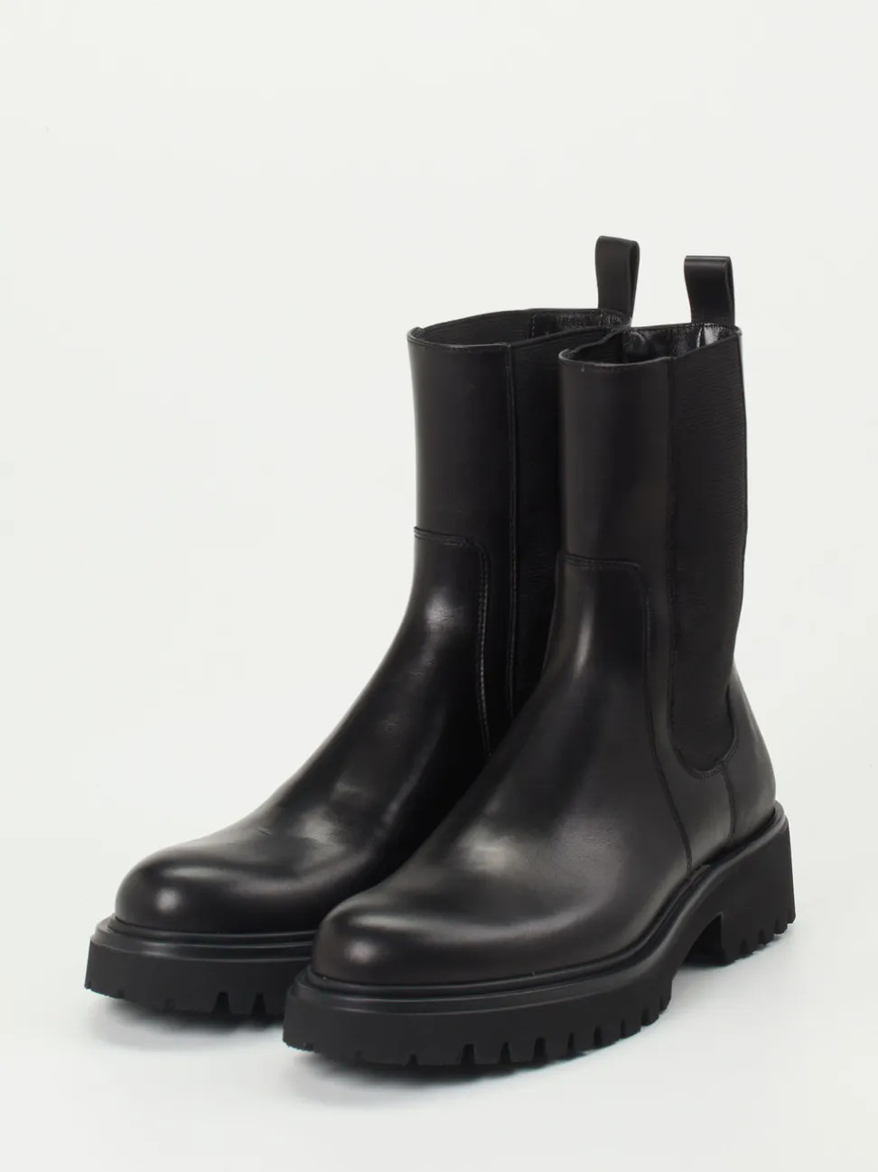 Konstantin Starke – Chelsea Boots aus Kalbleder schwarz