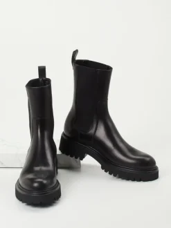 Konstantin Starke – Chelsea Boots aus Kalbleder schwarz