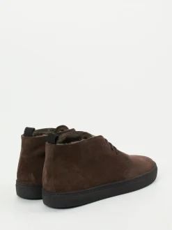 Konstantin Starke – Chukka Boots aus Veloursleder dunkelbraun