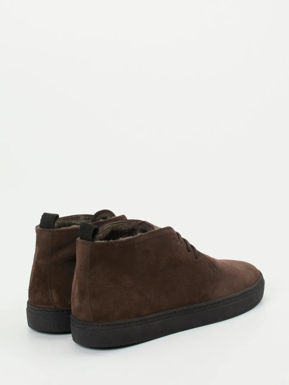 Konstantin Starke – Chukka Boots aus Veloursleder dunkelbraun