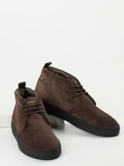 Konstantin Starke – Chukka Boots aus Veloursleder dunkelbraun