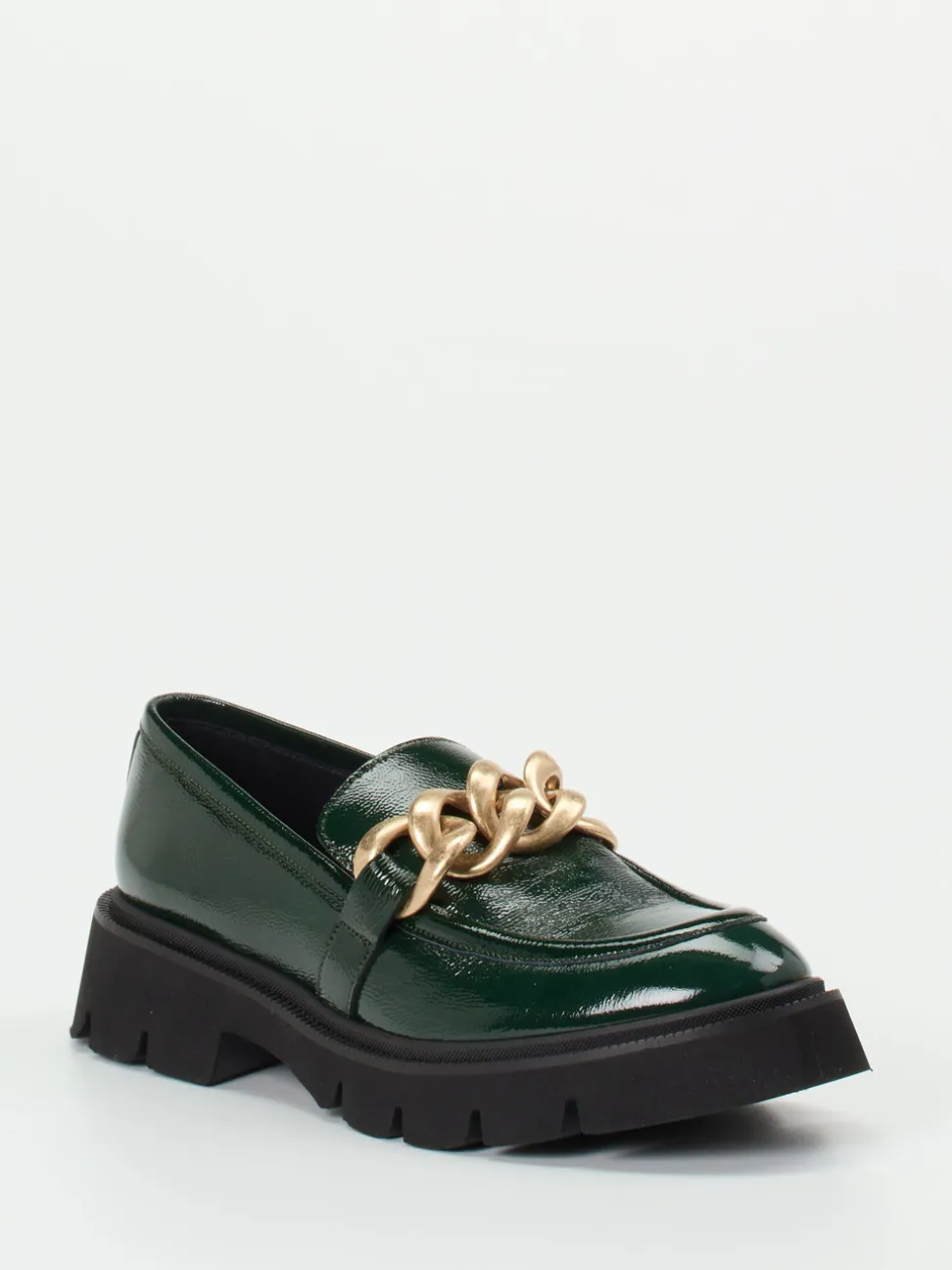 Konstantin Starke – Chunky-Loafer aus Lackleder grün