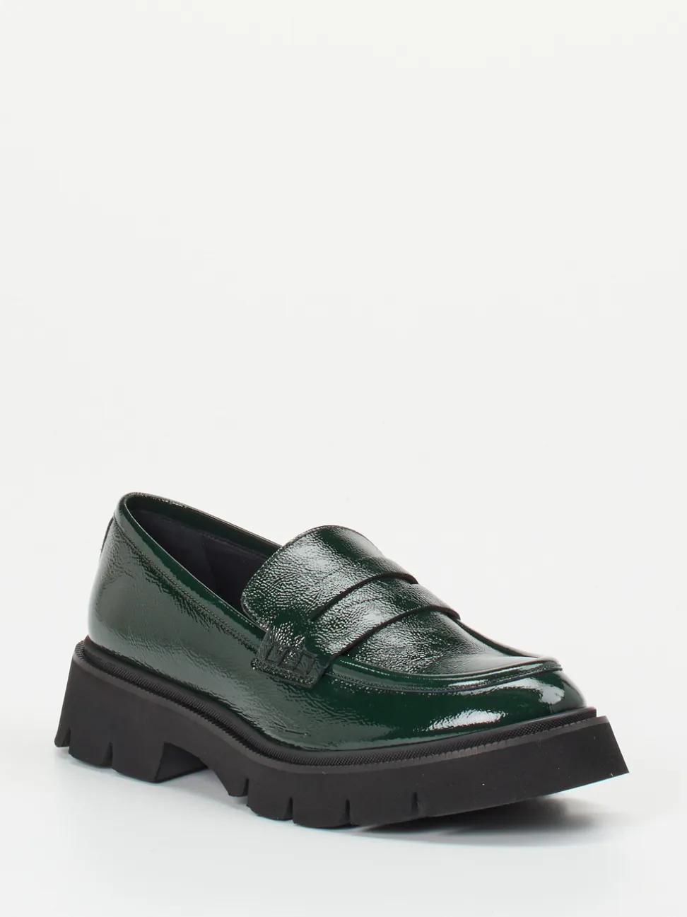 Konstantin Starke – Chunky Loafer aus Lackleder grün