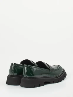 Konstantin Starke – Chunky Loafer aus Lackleder grün