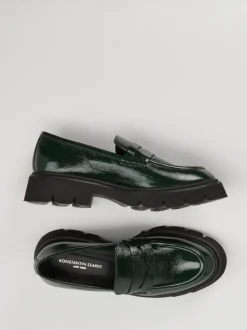 Konstantin Starke – Chunky Loafer aus Lackleder grün