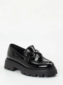 Konstantin Starke – Chunky-Loafer aus Lackleder Schwarz