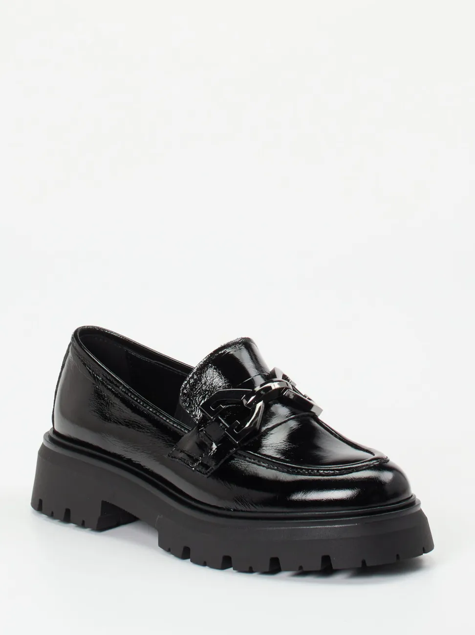 Konstantin Starke – Chunky-Loafer aus Lackleder Schwarz