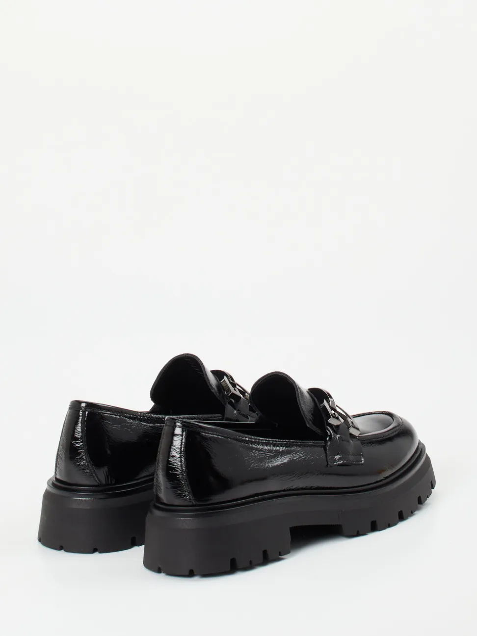 Konstantin Starke – Chunky-Loafer aus Lackleder Schwarz