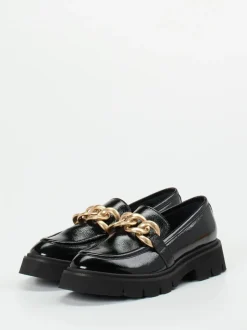 Konstantin Starke – Chunky Loafer aus Lackleder Schwarz