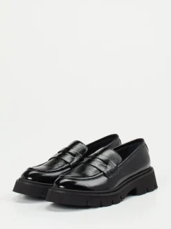Konstantin Starke – Chunky Loafer aus Lackleder schwarz
