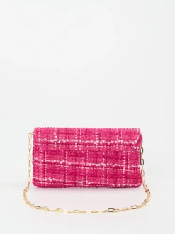 Konstantin Starke – Clutch aus Bouclé in Pink
