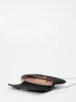 Konstantin Starke – Clutch aus Textil Schwarz