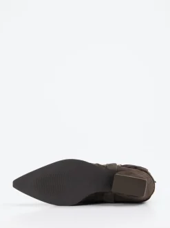Konstantin Starke – Cowboyboots aus Veloursleder braun