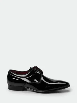 Konstantin Starke – Derby Lackschuhe aus Lackleder schwarz