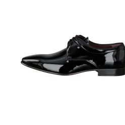 Konstantin Starke – Derby Lackschuhe aus Lackleder schwarz