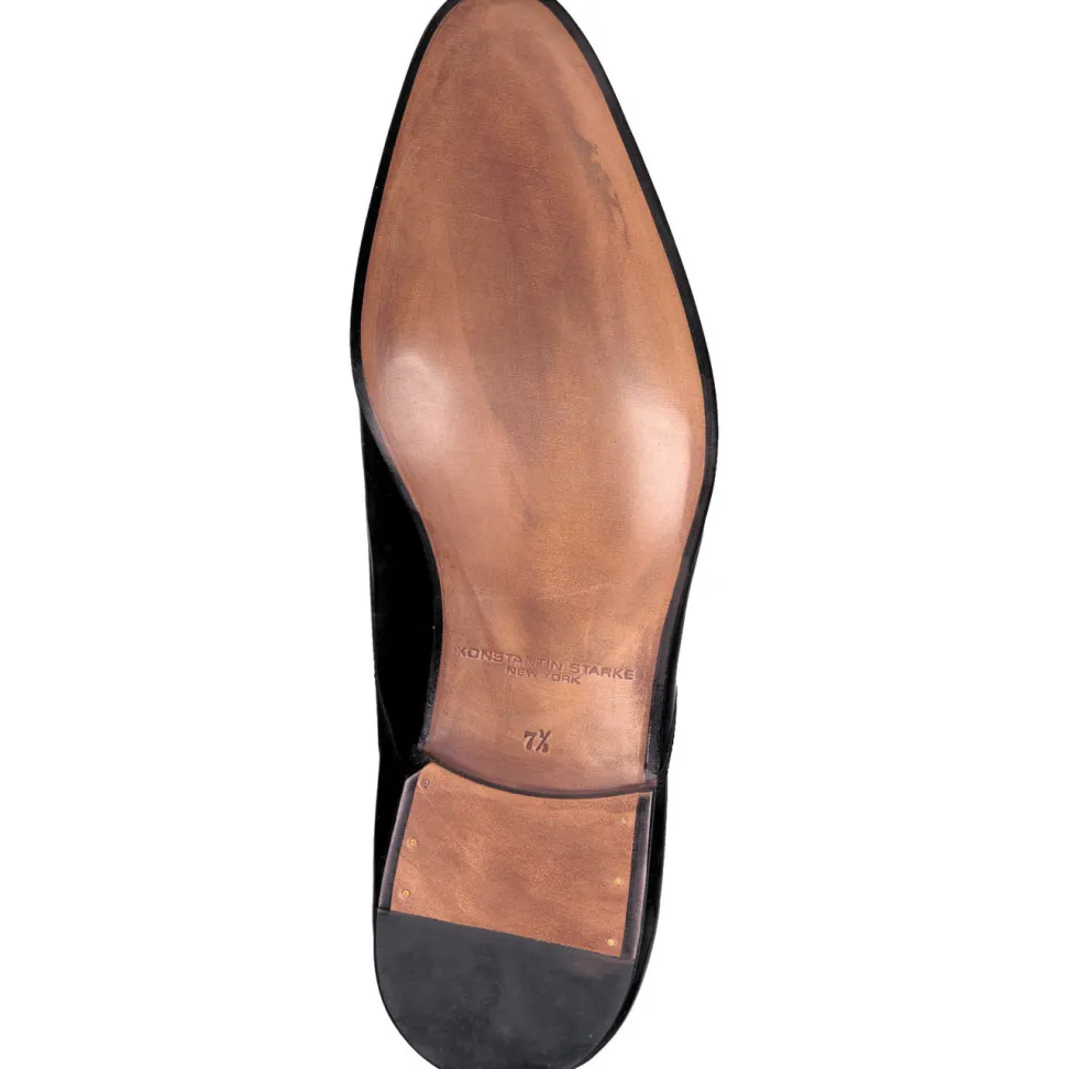 Konstantin Starke – Derby Lackschuhe aus Lackleder schwarz