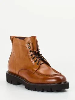 Konstantin Starke – Derby-Boots aus Büffelleder cognac